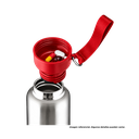 Termo acero inoxidable rojo 500 ml Warrior con pastillero cinta y taza base plástica