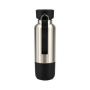 Termo Acero Inoxidable Negro 500 ml warrior con pastillero cinta y taza base plástica