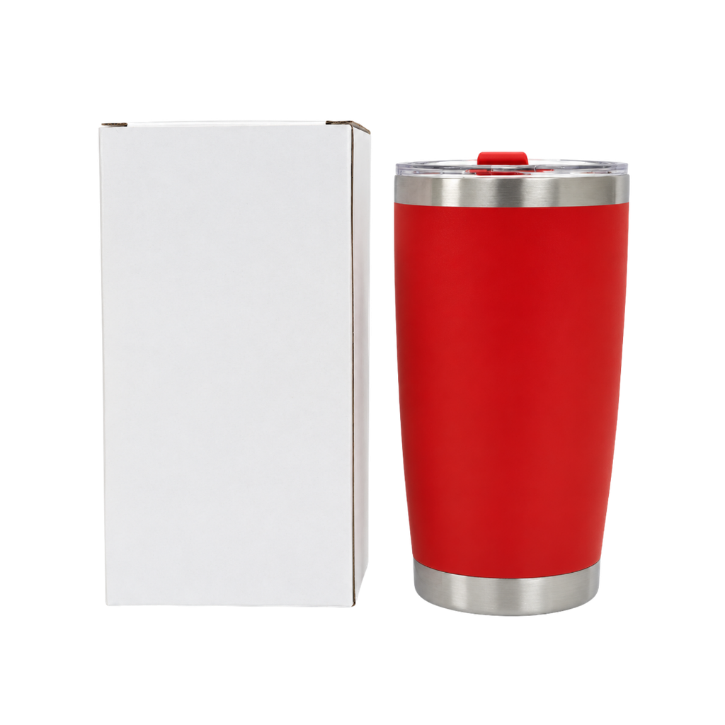 vaso termico, acero inoxidable, , 20 onzas, rojo mate,,,