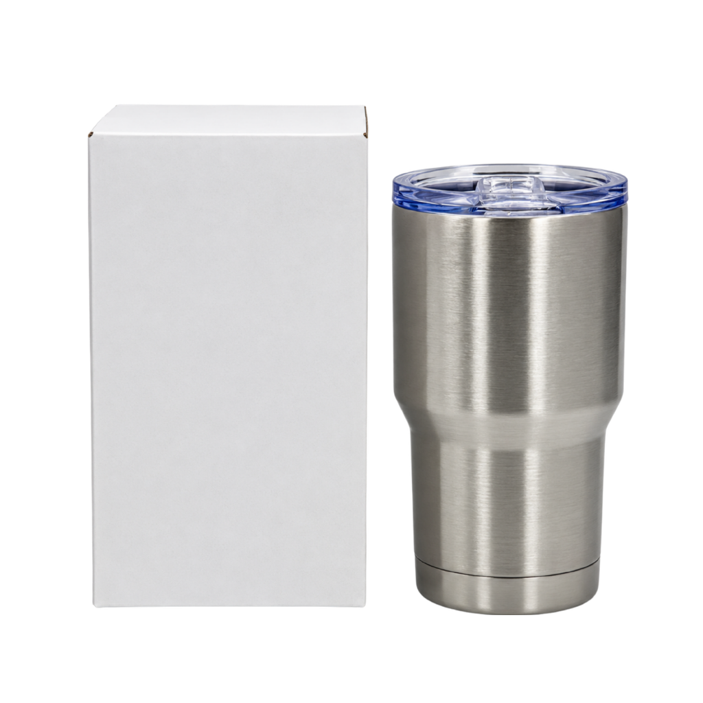 vaso termico carl, acero inoxidable, , doble pared , plateado brillante 12 oz