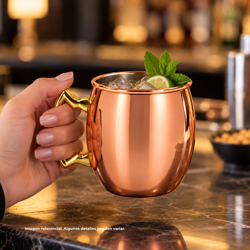 Taza Acero Inoxidable Cobre 8.7*9.7 cm Moscow Mule