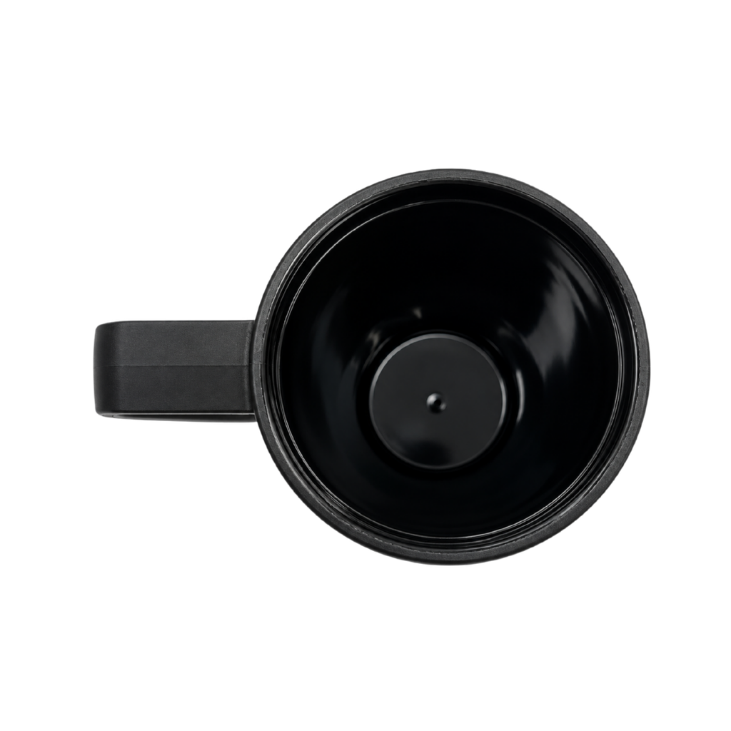 Taza, Acero Inoxidable, Negro Mate, 450 Ml Dull Con , Interior Plastico  