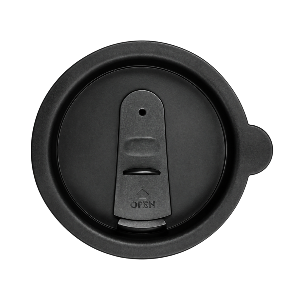 Taza, Acero Inoxidable, Negro Mate, 450 Ml Dull Con , Interior Plastico  