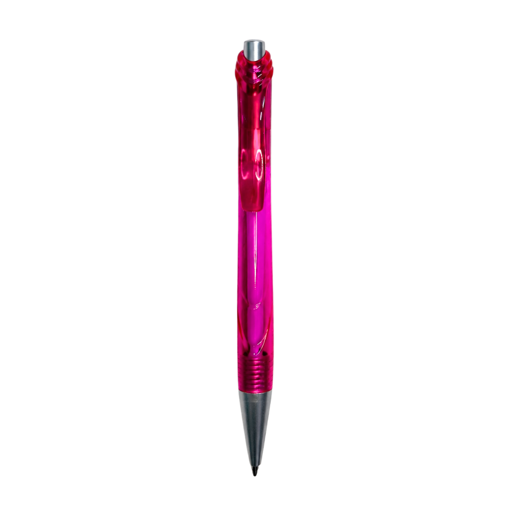 lapiceros, plástico, fucsia, 14 centimetros, cristal,
