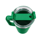 Taza, Acero Inoxidable, verde mate, 40 oz, Bold doble pared con pajilla