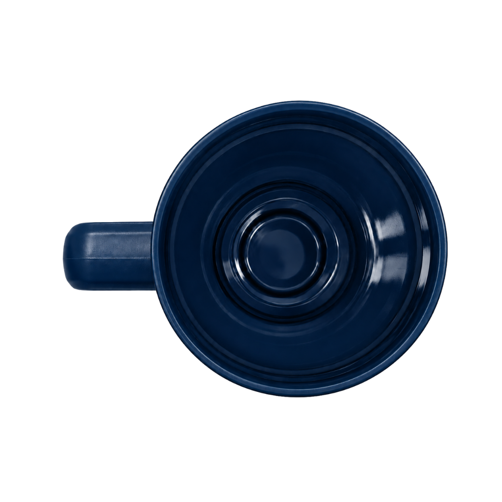 taza, acero inoxidable, azul mate, 40 oz Bold doble pared interior plástica, tapa y pajilla