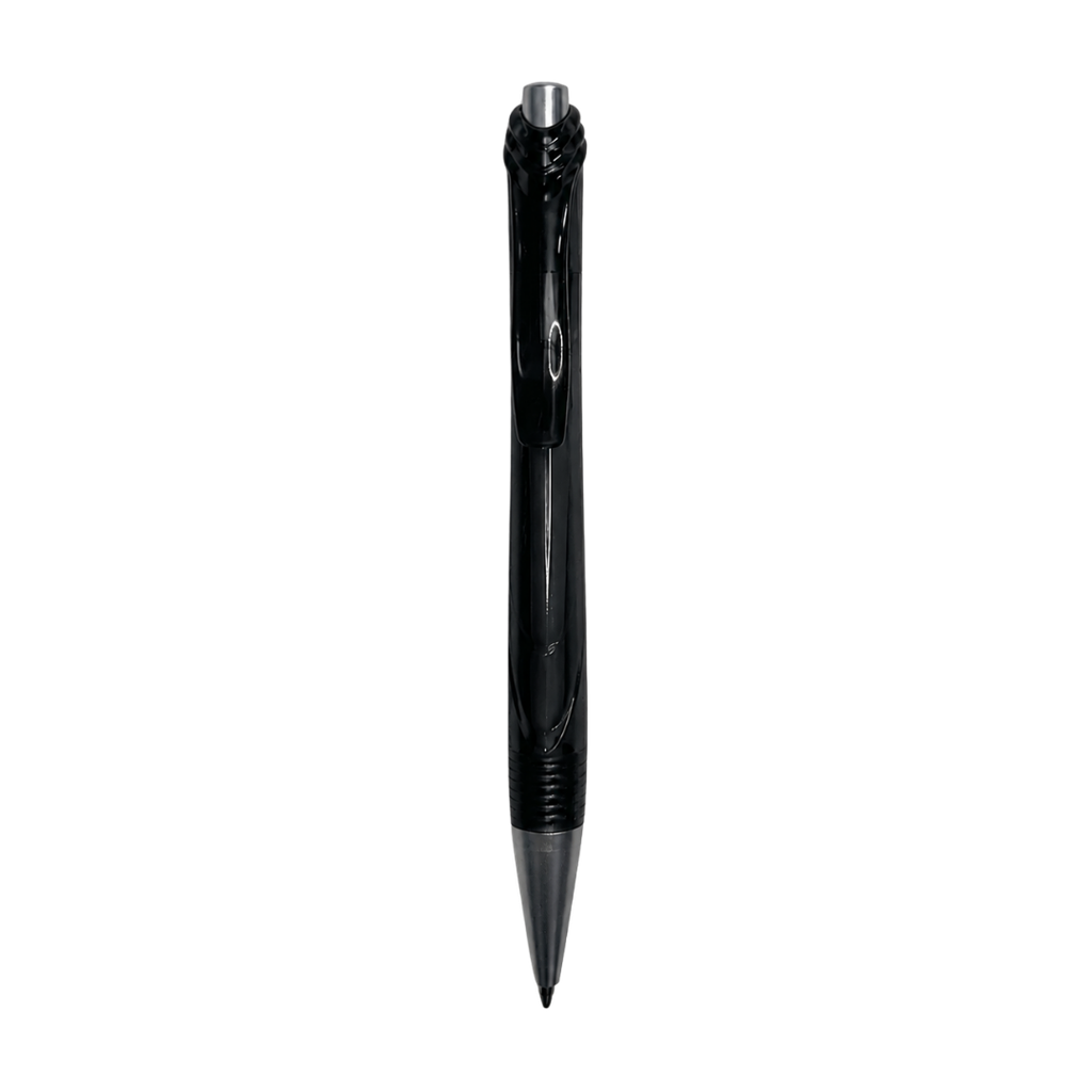 lapiceros, plástico, negro, 14 centimetros, cristal,