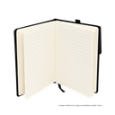 LIBRETA, PU, NEGRO, 14,8 x 21 cm, Holder con cierre magnético
