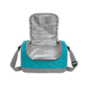 LONCHERA, OXFORD, AQUA, 29*15*20 cm, CLEAR ALUMINIZADA