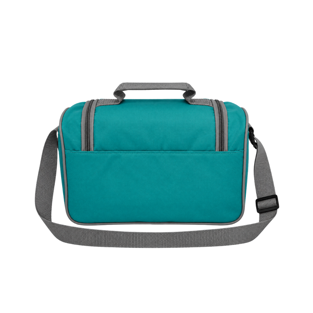 LONCHERA, OXFORD, AQUA, 29*15*20 cm, CLEAR ALUMINIZADA