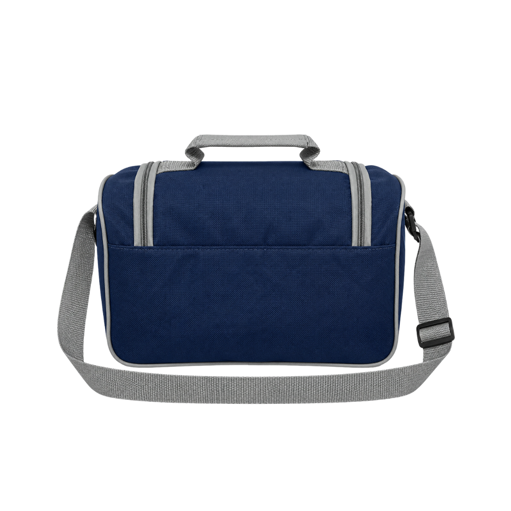 LONCHERA, OXFORD, AZUL NAVY, 29*15*20 cm, CLEAR ALUMINIZADA