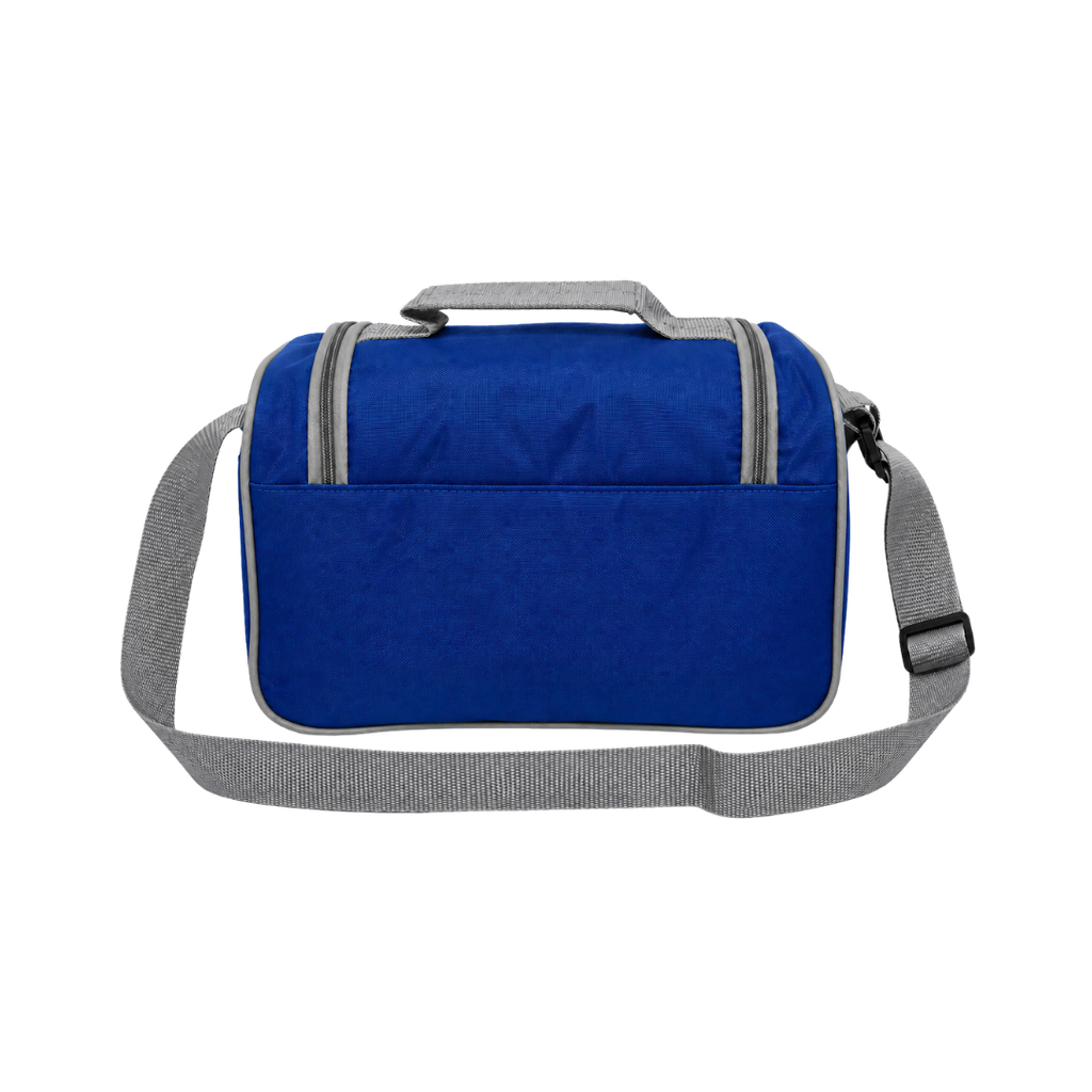 LONCHERA, OXFORD, AZUL REFLEX, 29*15*20 cm, CLEAR ALUMINIZADA
