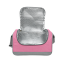 LONCHERA, OXFORD, ROSADO, 29*15*20 cm, CLEAR ALUMINIZADA
