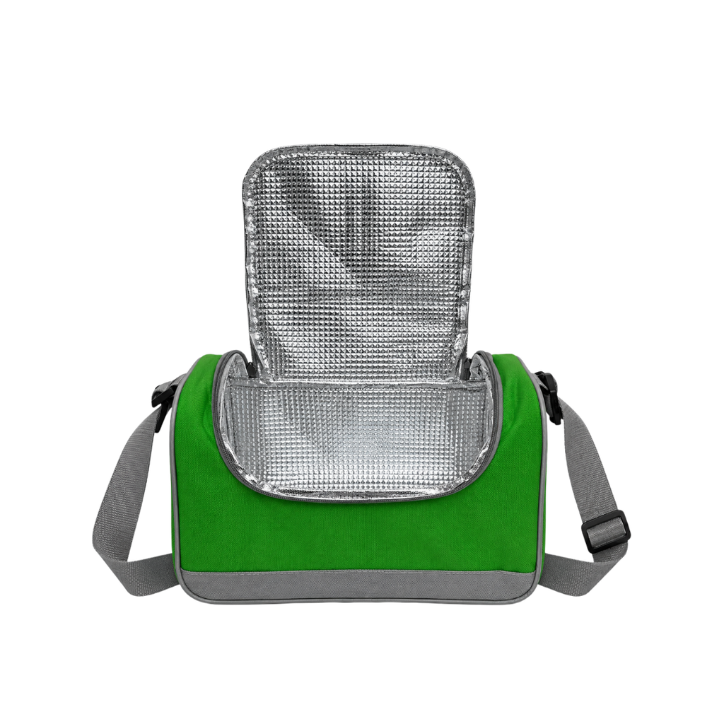 LONCHERA, OXFORD, VERDE, 29*15*20 cm, CLEAR ALUMINIZADA