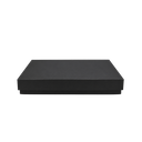 PORTA PASAPORTE, IMITACION CUERO, NEGRO, 15*11 cm, con identificador de maletas 11*7 cm en caja negra de regalo