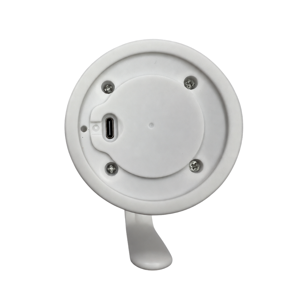 Taza Acero Inoxidable blanco 13*9 cm doble pared con agitador magnetico