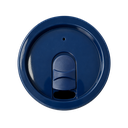 VASO, PLÁSTICO, AZUL OSCURO, 380 ml, Basic 6.5*8*13cm  base de acero