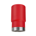 VASO, PLÁSTICO, ROJO, 380 ml, Basic 6.5*8*13cm  base de acero
