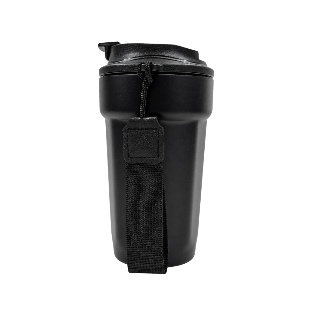 SET EJECUTIVO, ACERO INOXIDABLE, NEGRO, 380 ml, termo doble pared en set con libreta PU A5 y lapicero de metal en caja negra de regalo
