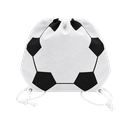 mochila, tela ecológica, blanco, 43*36 centimetros, diseño pelota