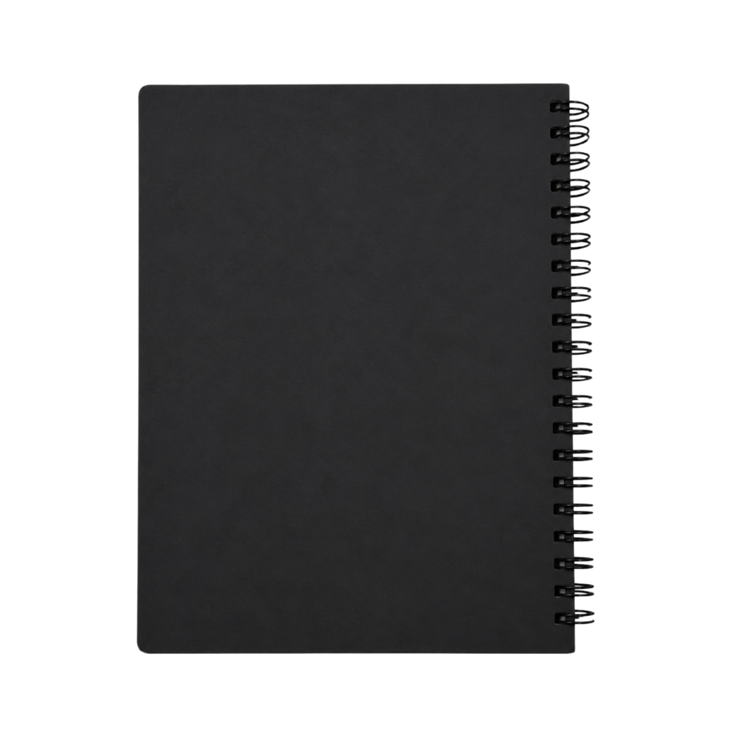 Libretas, papel, negro 17.5*22 Cm 70 hojas con notas adhesivas lapicero ecológico