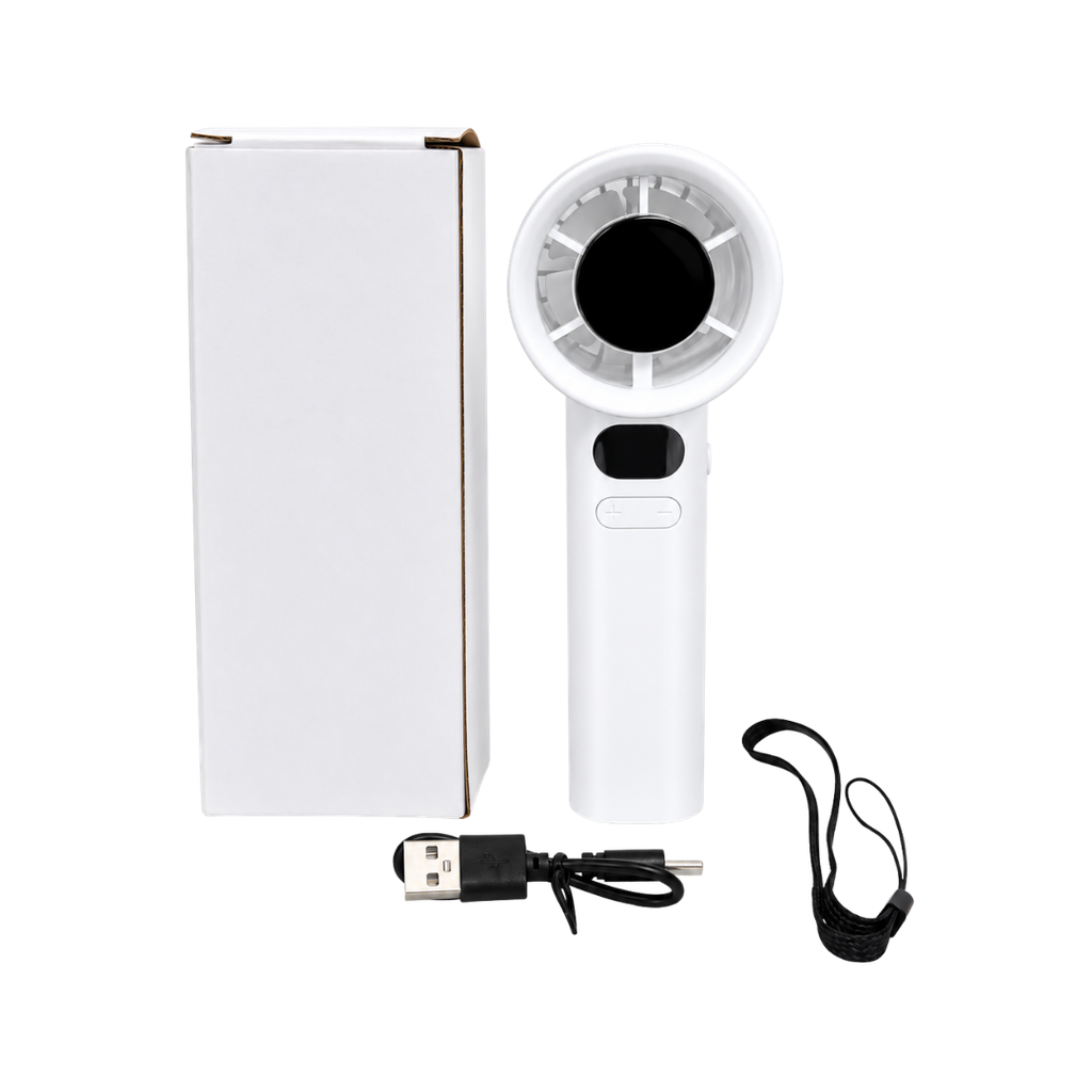 VENTILADOR, PLÁSTICO, BLANCO, 16*5.8*5.5 cm, WIND DIGITAL DE ALTA POTENCIA