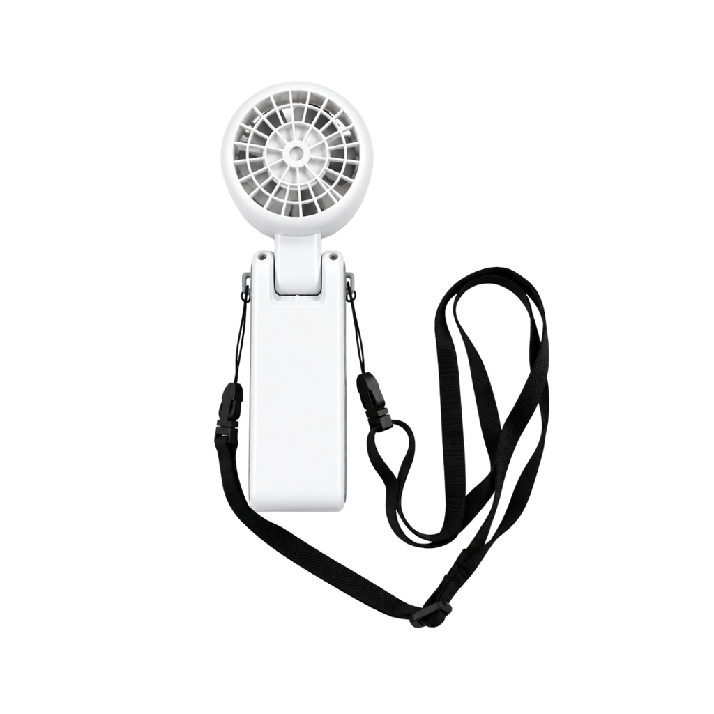 VENTILADOR, PLÁSTICO, BLANCO, 5.2*5.9*17.2 cm, RIBAND CON CINTA Y CABEZA MÓVIL