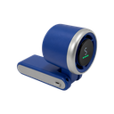 VENTILADOR, PLÁSTICO, AZUL OSCURO, 5.2 *5.9 *17.2 cm, RIBAND CON CINTA Y CABEZA MÓVIL