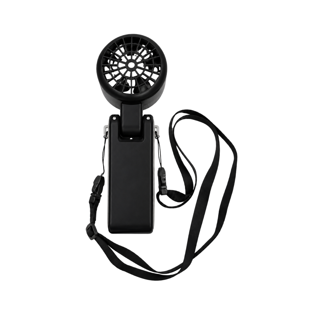 VENTILADOR, PLÁSTICO, NEGRO, 5.2 *5.9 *17.2 cm, RIBAND CON CINTA Y CABEZA MOVIL