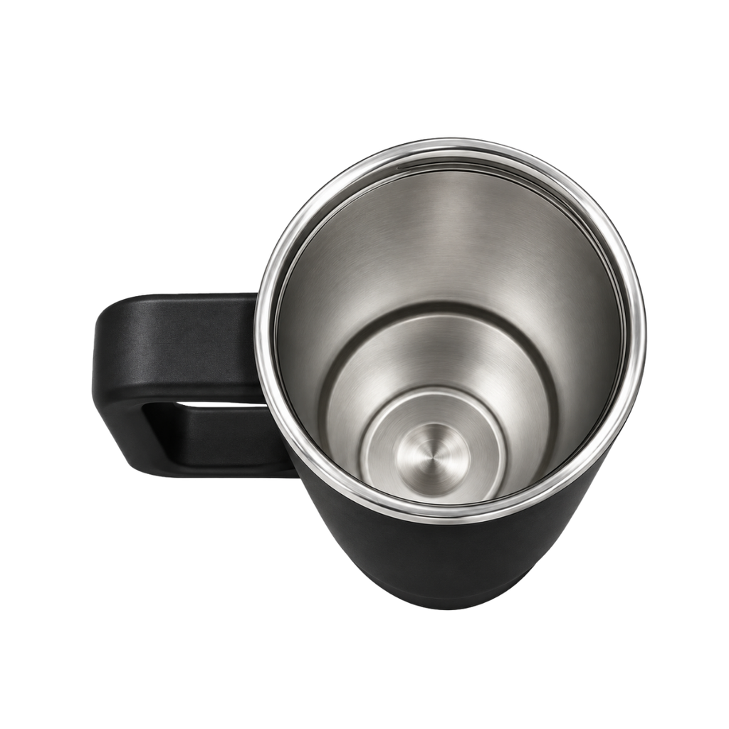 TAZA ACERO INOXIDABLE NEGRO 30 oz BOLDYS DOBLE PARED CON PAJILLA