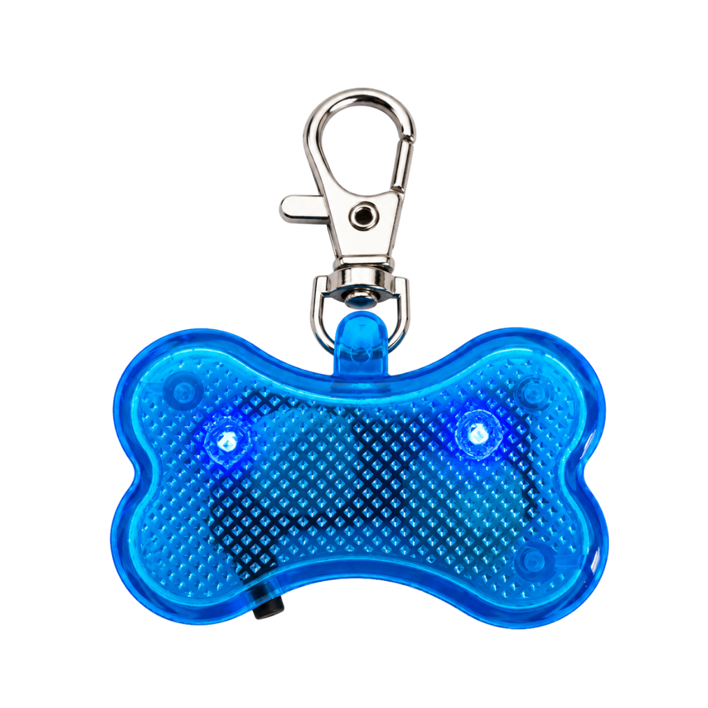 luz led, , azul, 4.7*3 centimetros, para collar forma de huesito