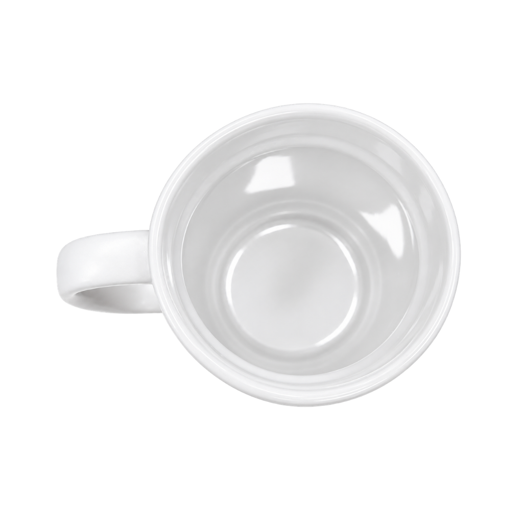 tazas, cerámica, blanco, 8.5*9*10 centimetros, con tapa plastica y base de corcho 12 oz