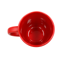 Taza, Cerámica, Rojo, 450 Ml Country , 8*11.5cm Base De Corcho Sin Tapa