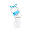 Mordelon, Silicón, Celeste, 11*5.5 Cm Para , Fruta Con Agarrador Diseño De Gato