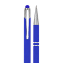 lapiceros, aluminio, azul reflex, 14.5 cm, Lyra con recubrimiento de caucho y touch