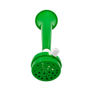 Vuvuzela plástica verde 27*8cm con boquilla lateral