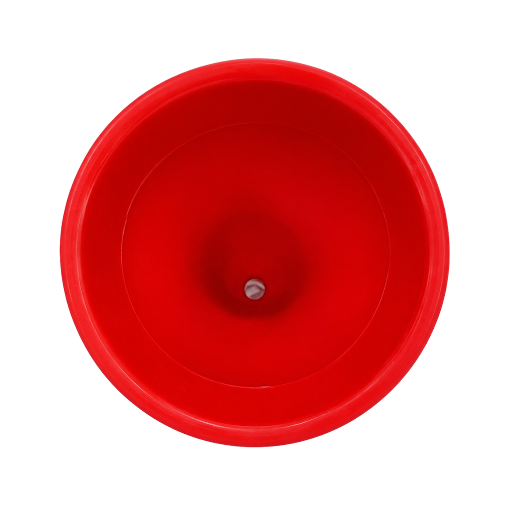 Vuvuzela plástica rojo 27*8cm con boquilla lateral