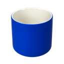 TAZA, CERÁMICA, AZUL REFLEX, 16 oz, SOFT TOUCH TROLL INTERIOR BLANCO