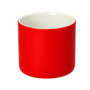 TAZA, CERÁMICA, ROJO, 16 oz, SOFT TOUCH TROLL INTERIOR BLANCO