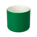 TAZA, CERÁMICA, VERDE, 16 oz, SOFT TOUCH TROLL INTERIOR BLANCO.