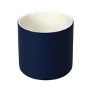 TAZA, CERÁMICA, AZUL OSCURO, 16 oz, SOFT TOUCH TROLL INTERIOR BLANCO