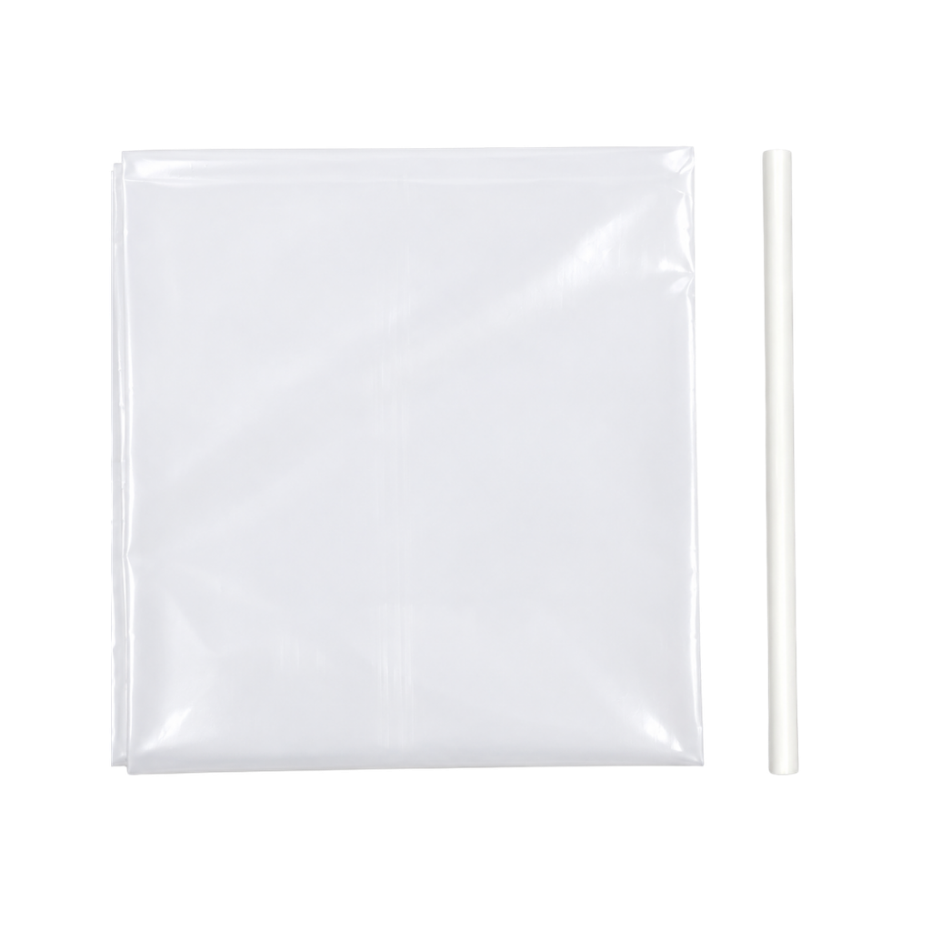 set de 2 pcs aplaudidor, inflable plastico, blanco, 8 mic 60*10 , cm