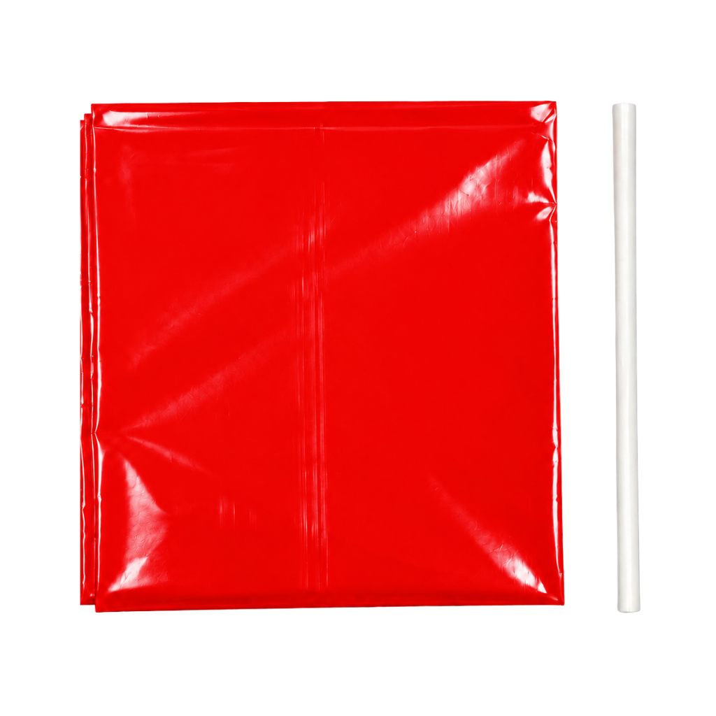 set de 2 pcs aplaudidor, inflable plastico, rojo, 8 mic 60*10 , cm