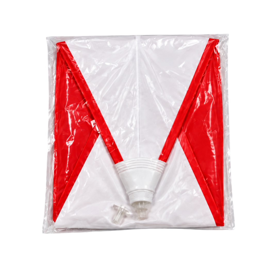 Pelotas Pvc Rojo 18 Plg Inflable Con Gajos Blancos