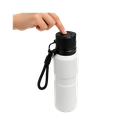 Termo Acero Inoxidable Blanco Mate 650 Ml Tour Doble Pared Con Boquilla De Seguridad