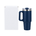 TAZA, ACERO INOXIDABLE, AZUL OSCURO, 30 oz, BOLDYS DOBLE PARED CON PAJILLA