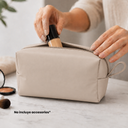 COSMETIQUERA, PU, BEIGE, 22*13*10 cm, SOFT TOUCH