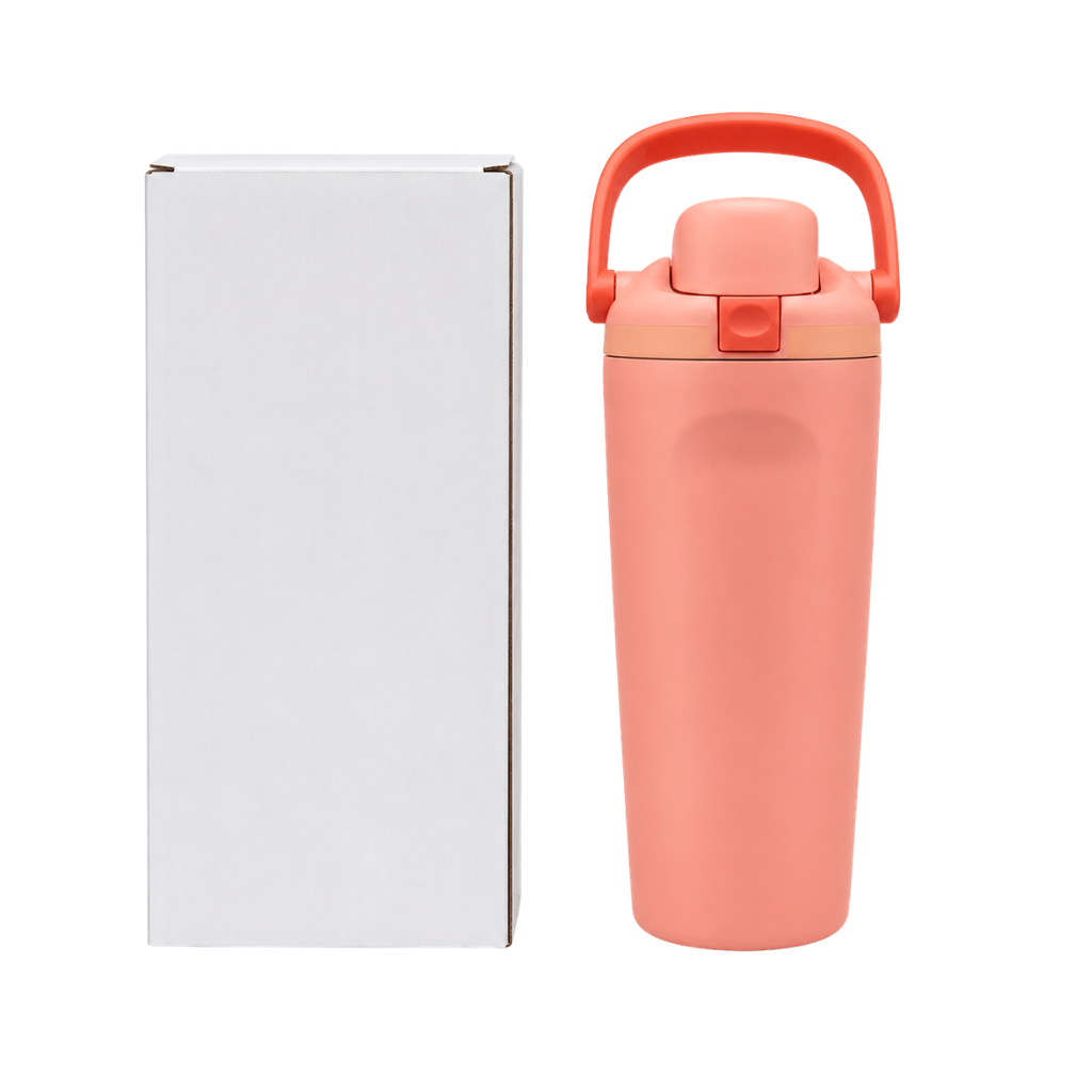 Termo, acero inoxidable, rosado, 30 oz, Yawa de boquilla con tapa de seguridad