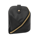 NECESER, PU, NEGRO, 22 x 12 x 12 cm, CON DOBLE COMPARTIMIENTO Y BOLSILLO ADICIONAL
