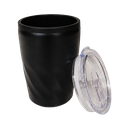 VASO, ACERO INOXIDABLE, NEGRO, 350 ml, Twister doble pared interior plástico